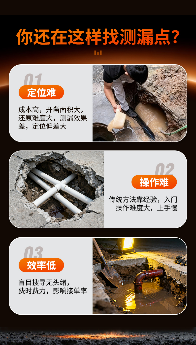 普奇PQ125B管道測(cè)漏儀