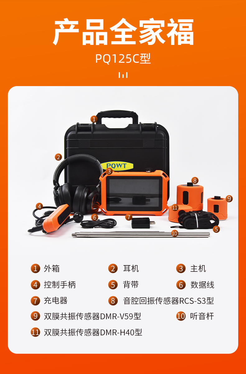 普奇PQ125C,新品管道測(cè)漏儀
